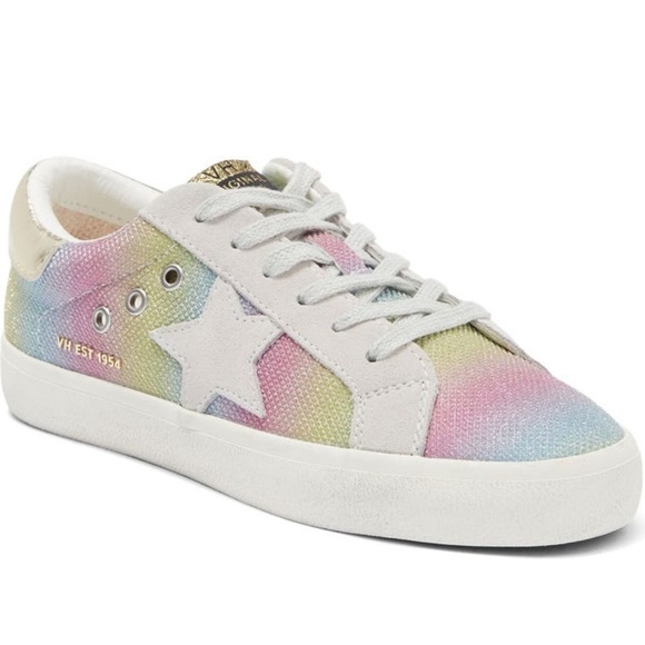 Vintage Havana Rainbow Sneakers Size 7 - Picture 1 of 16